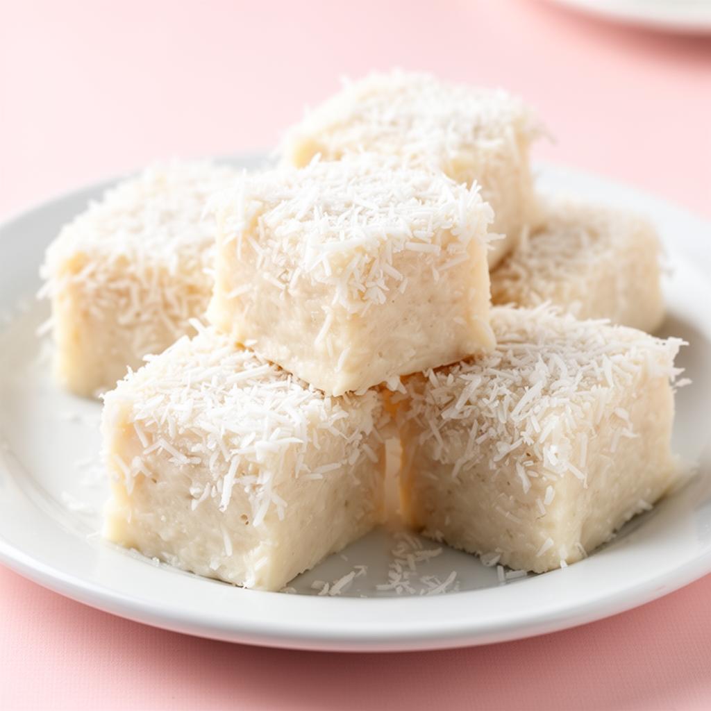Bolo de Coco Gelado Embrulhado